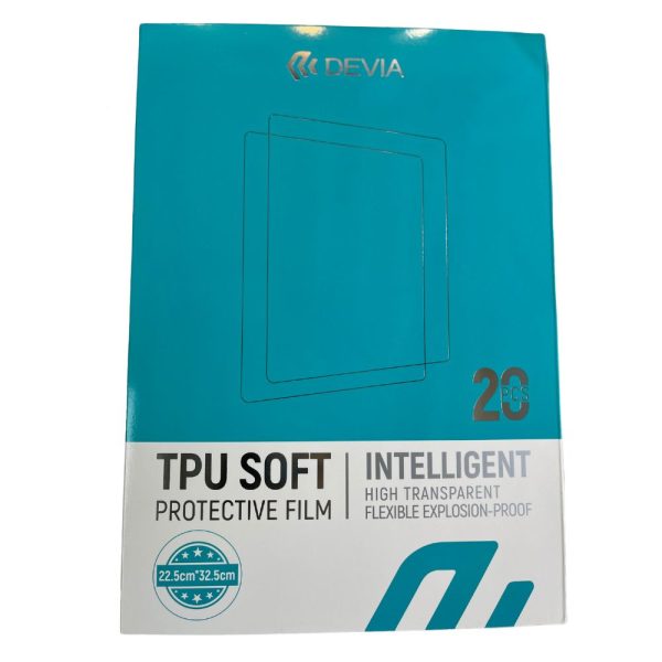 2 Hidrogel Tablet HD TPU Soft hasta 12.9" 22.5x32.5cm (20pcs)