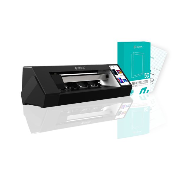 PT18 cajas pack Kit PT18 Black Laptop Pantalla Android + 06 Cajas Soft HD - Plotter de Corte Hidrogel Devia
