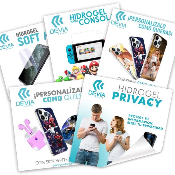 Publicidades Pack 5 Unidades Adhesivas 2023