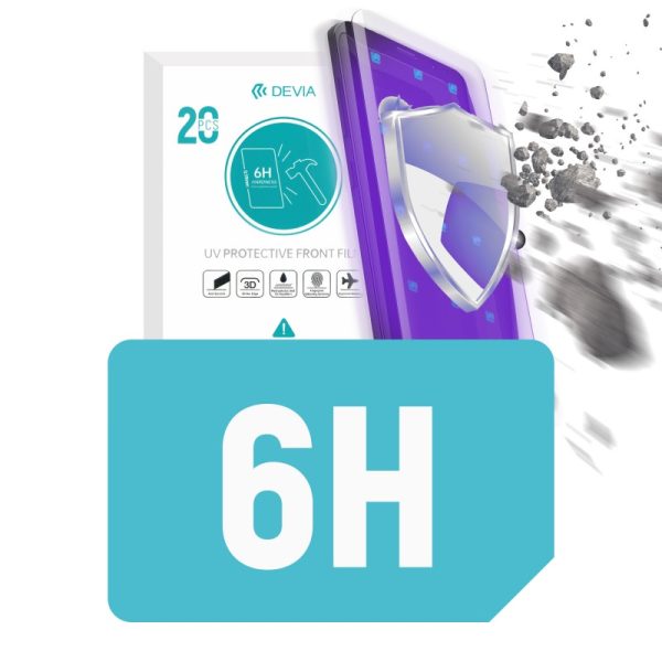 Hidrogel UV 6H HD Transparente 0.19MM (20pcs)