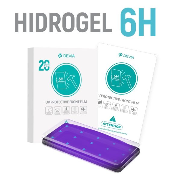 Hidrogel UV 6H HD Transparente 0.19MM (20pcs)