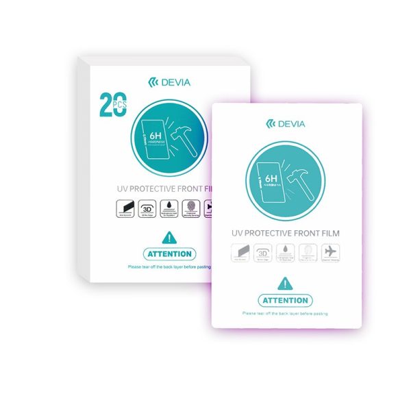 Hidrogel UV 6H HD Transparente 0.19MM (20pcs)