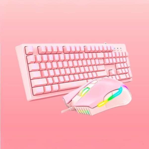 Kit Teclado Mouse Retro Iluminado G25 Onikuma