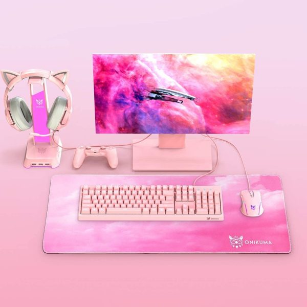 Kit Teclado Mouse Retro Iluminado G25 Onikuma