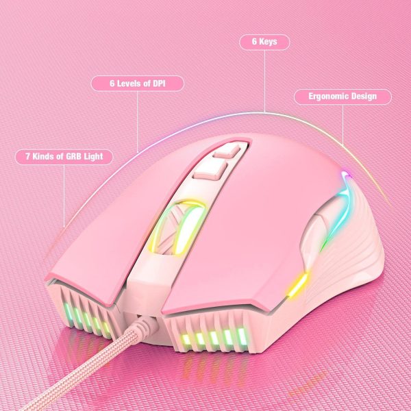 KITTM (1) Kit Teclado Mouse Retro Iluminado G25 Onikuma