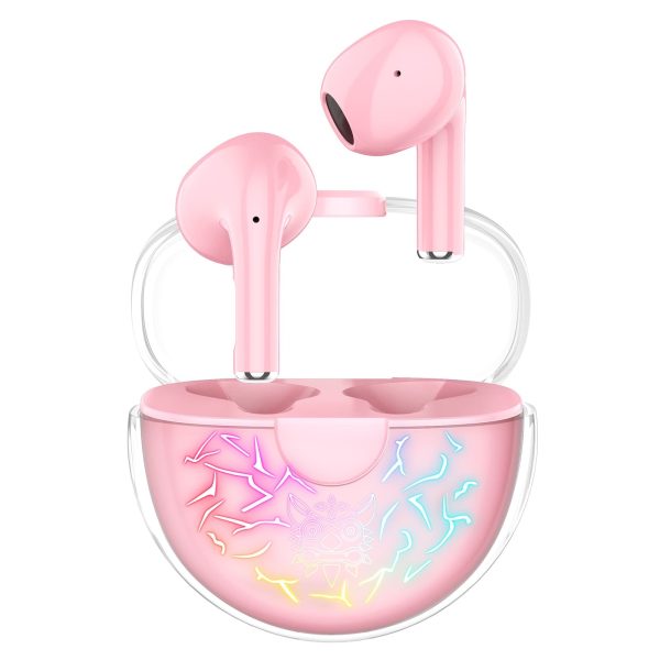 T35 ROSADO 1 Audifono Bluetooth Tws Onikuma T35 Rosado