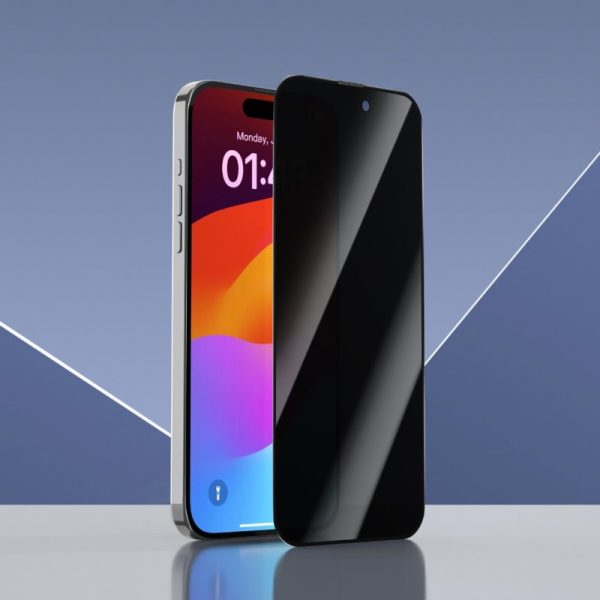 iPhone 15 Pro: Vidrio Anti espía (con herramienta de asistencia)