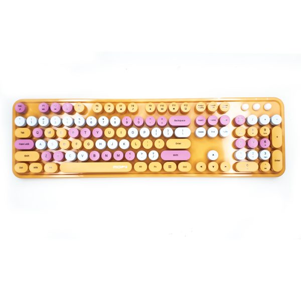 11 Teclado Mofii Sweet + Mouse (Amarillo)