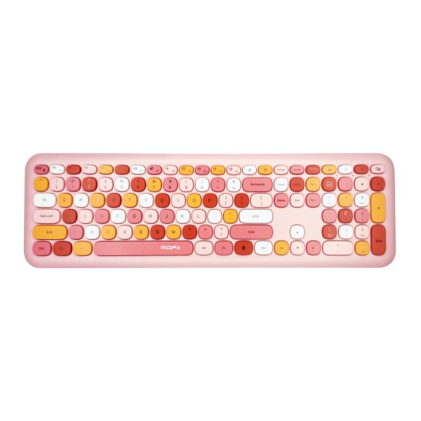 14 Teclado Inalámbrico Mofii 666 (rosa)
