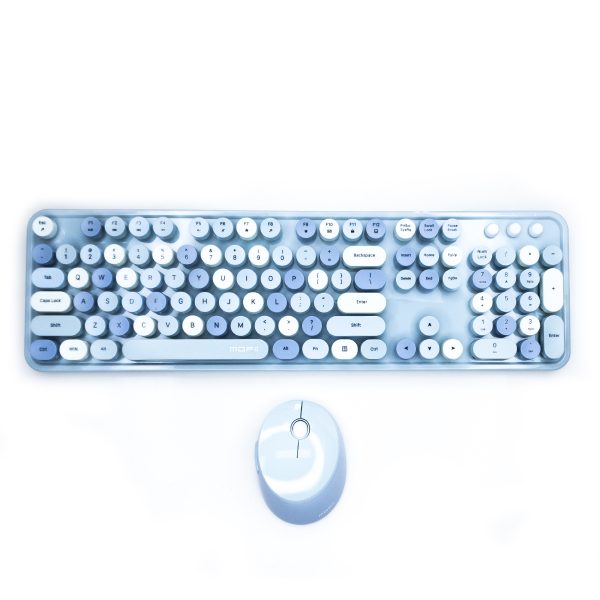 27 Teclado Mofii Sweet + Mouse (Azul)