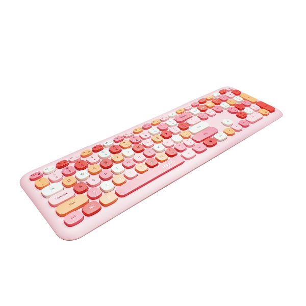 3 Teclado Inalámbrico Mofii 666 (rosa)