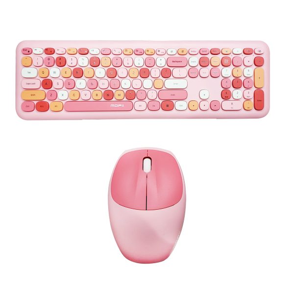 44 Teclado Inalámbrico Mofii 666 (rosa)