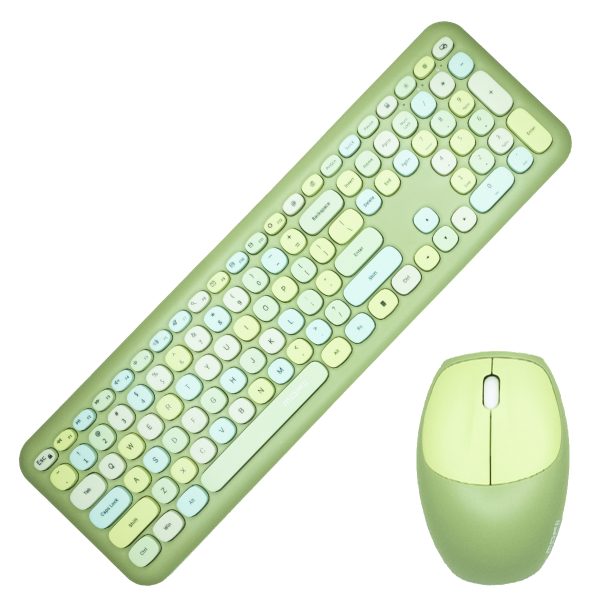 46 Teclado Inalámbrico Mofii 666 (verde)
