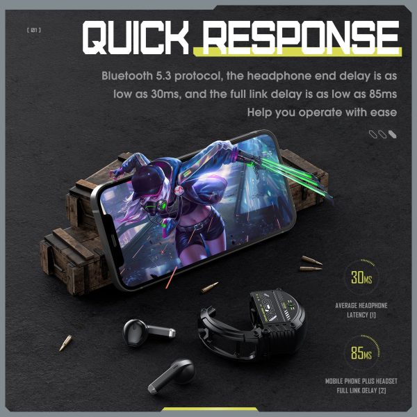 Tws Gamer Bluetooth Onikuma T309 Negro