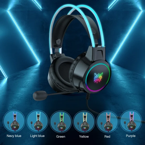 Audifono Gamer Onikuma X15 Pro Negro RGB