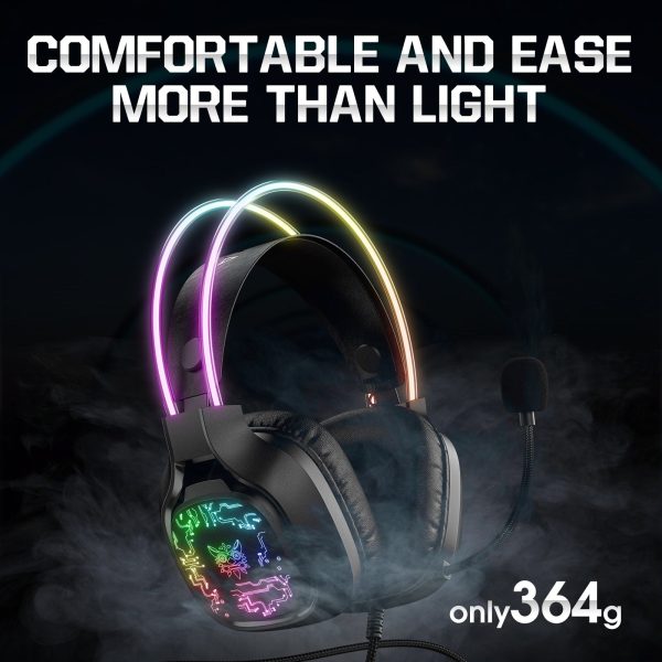 Audifono Gamer Onikuma X22 Negro RGB