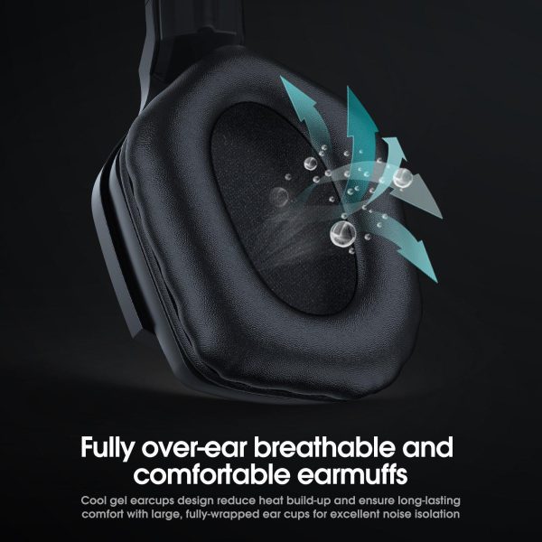 b60_cuad (4) Audifono Bluetooth Onikuma B60 Negro