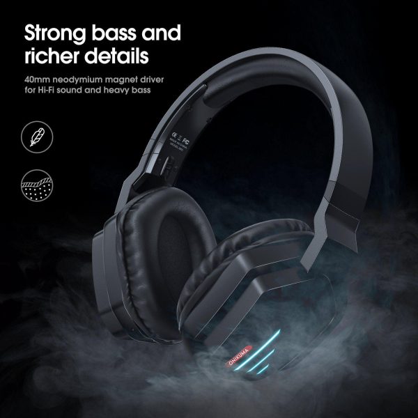 Audifono Bluetooth Onikuma B60 Negro