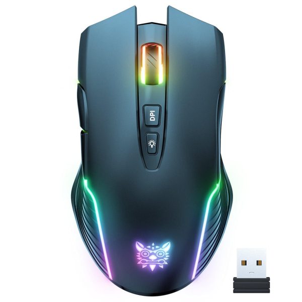 cw905_black (2) Mouse Inalambrico Onikuma CW905 Negro