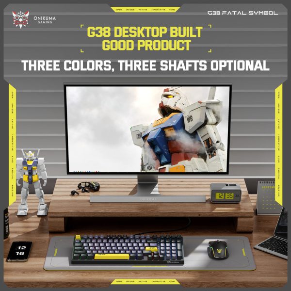 Teclado Mecánico Onikuma G38 Negro RGB