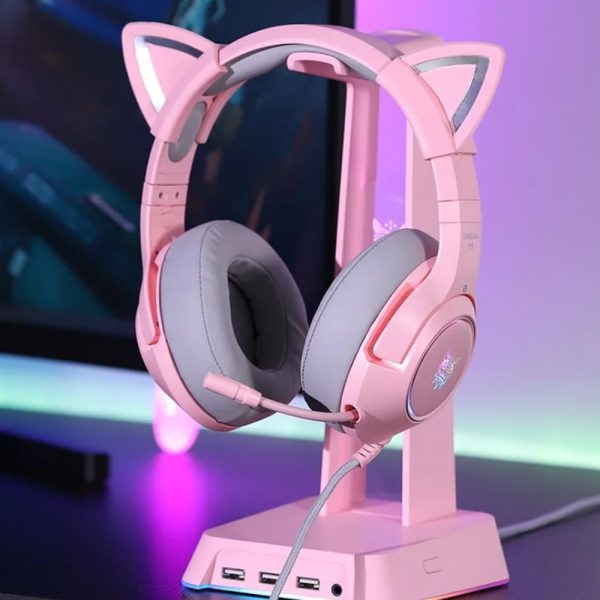 Audifono Cintillo Onikuma K9 Rosado
