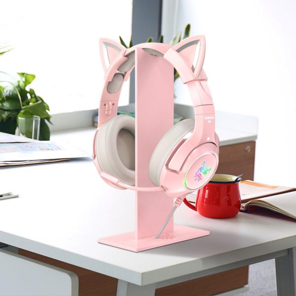 Soporte Audífonos Onikuma ST-1 Rosado