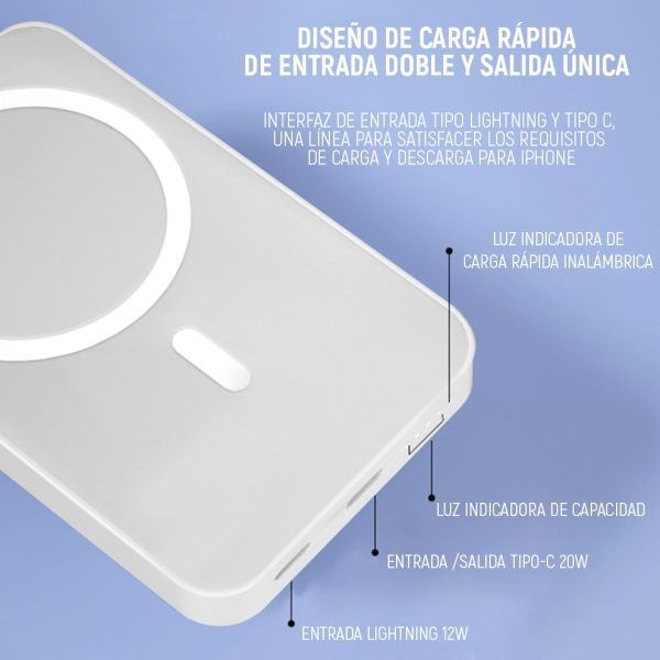 PowerBank Magsafe con Stand 20W Devia Negro