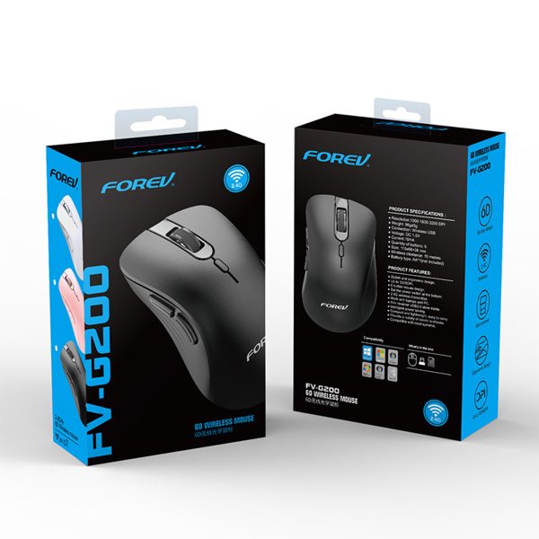 Mouse Inalambrico Forev 6D FV-G200 Beige