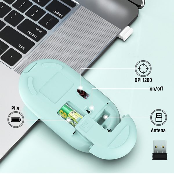Mouse Inalambrico Forev W388 Azul