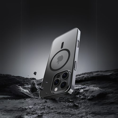 iPhone 16: Carcasa Transparente Magsafe Negro 6245 - Imagen 4