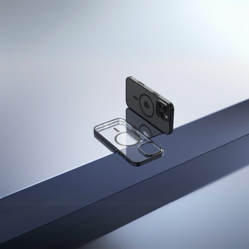 iPhone 16: Carcasa Transparente Magsafe Negro 6245 - Imagen 5