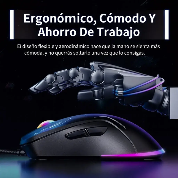 Onikuma CW917 Mouse Gamer RGB 3600 DPI Cableado