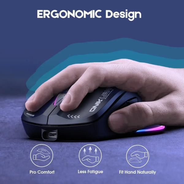 Mouse Gaming Inalámbrico Onikuma CW917 RGB Alta Precisión