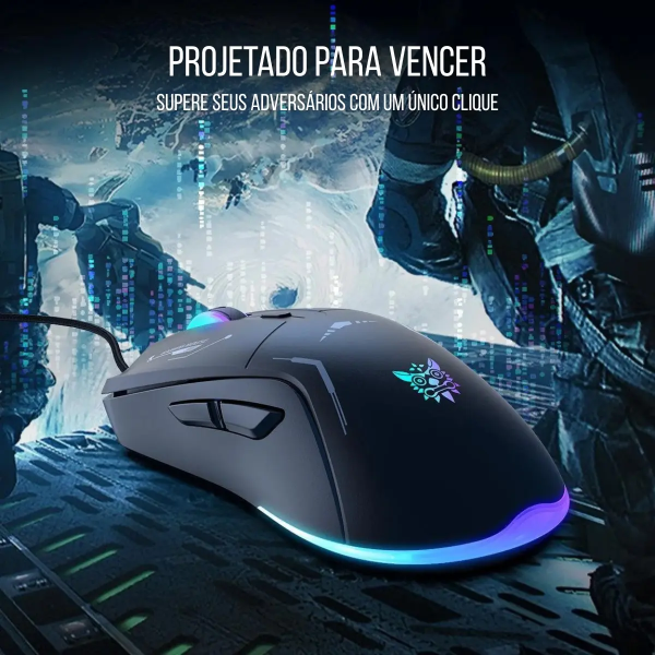 Onikuma CW917 Mouse Gamer RGB 3600 DPI Cableado