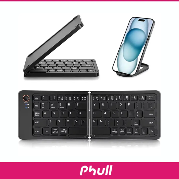 Mini Teclado Bluetooth B023 Plegable Ultra Delgado Recargable