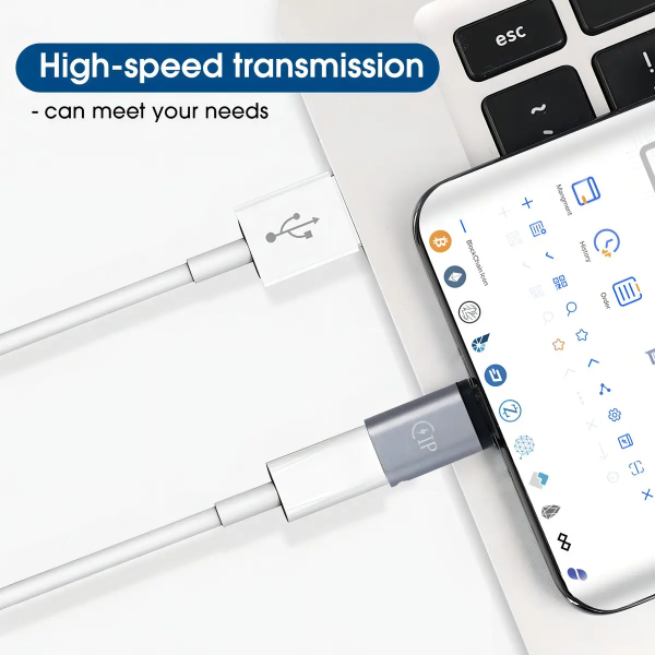 Adaptador IRM Lightning Hembra A Usb-c Macho Carga iPhone