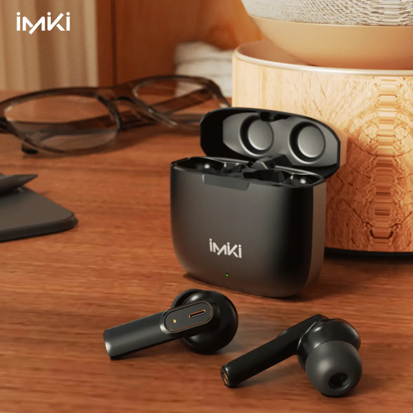 Audífonos Bluetooth Imiki MT2 Caja Metálica Dual Mic ENC Negro