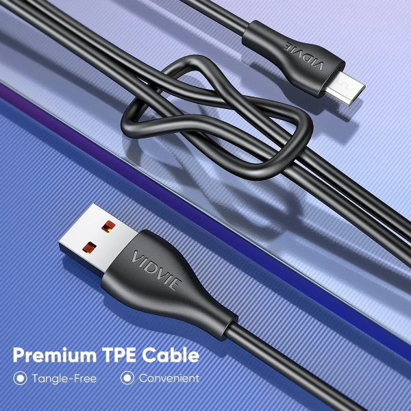 CABLE USB/MICRO USB VIDVIE V8 CB4015V