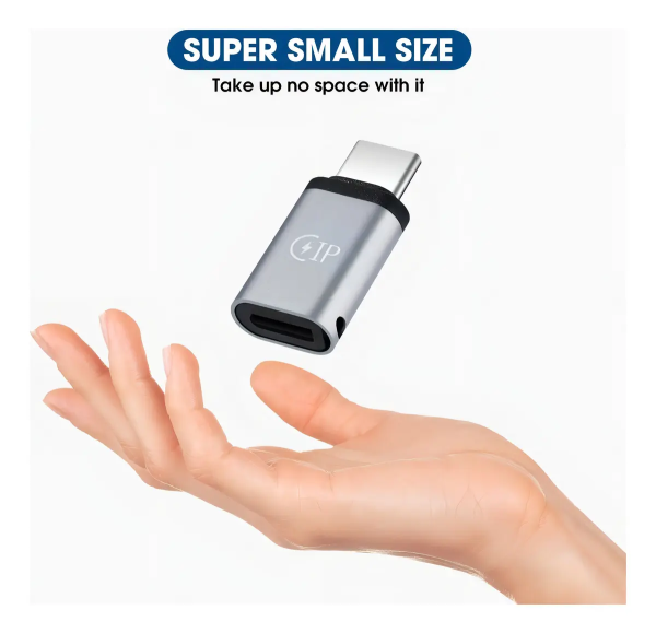 Adaptador IRM Lightning Hembra A Usb-c Macho Carga iPhone