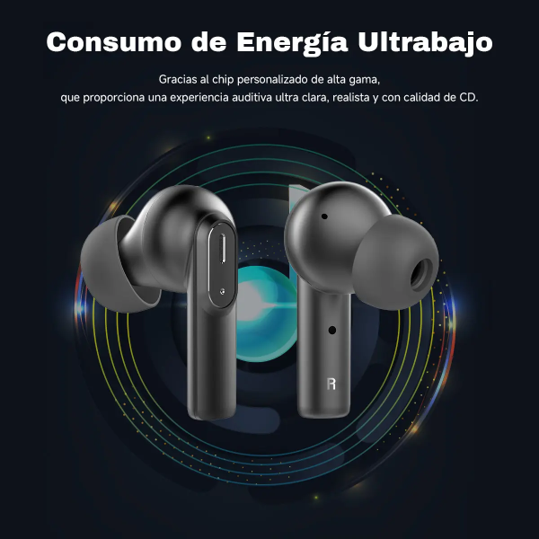 Audífonos Bluetooth Imiki MT2 Caja Metálica Dual Mic ENC Negro