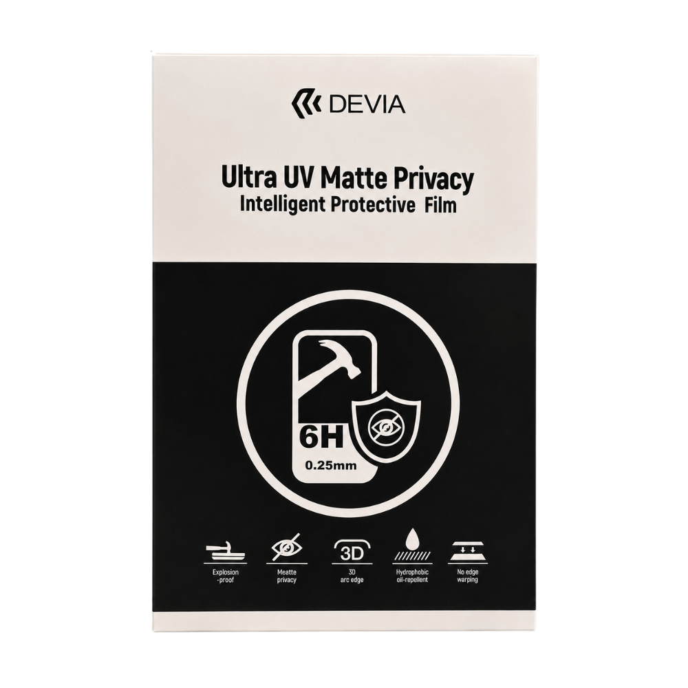 2 Hidrogel UV 6H Antiespía Mate 0.25mm 2026 (10pcs)
