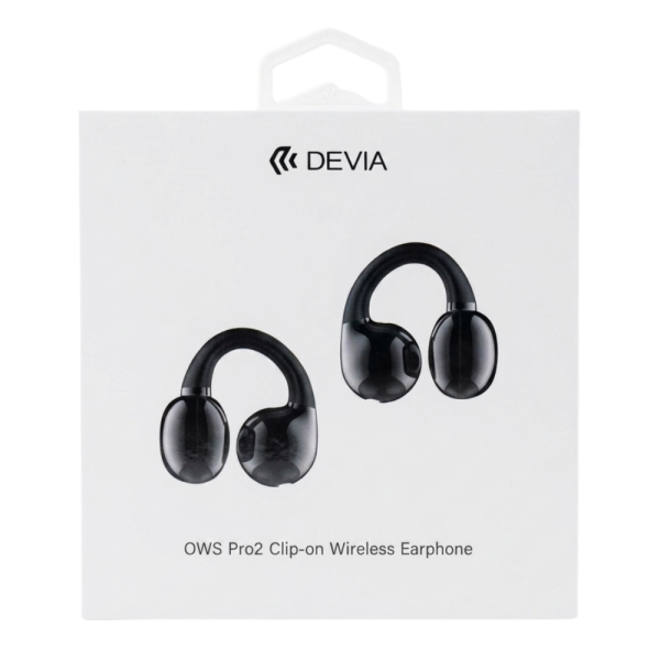 Clip negro Audífono Bluetooth Devia Ows PRO2 Clip Negro 2261