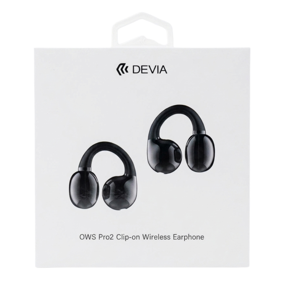 Clip negro Audífono Bluetooth Devia Ows PRO2 Clip Negro 2261